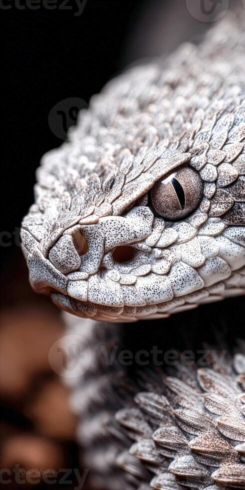 Close-up of a textured reptile basking in a warm environment during the day photo