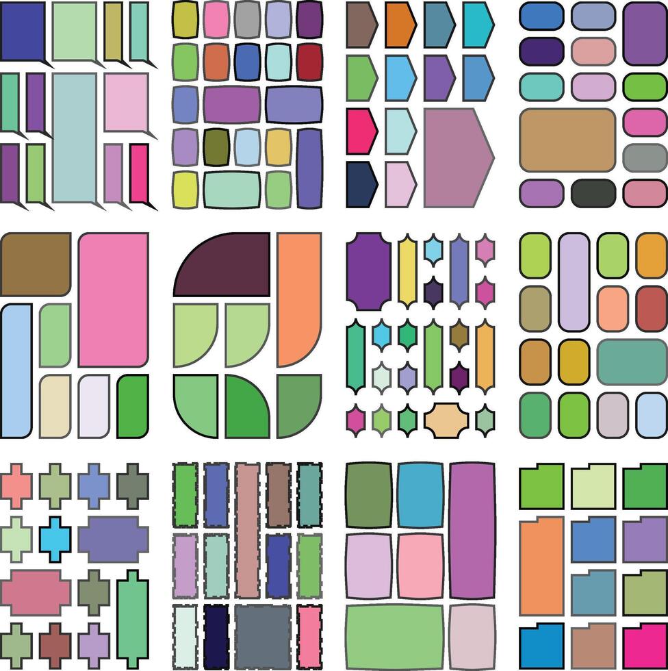 Stylish layout grids crafted for innovative digital interfaces vector