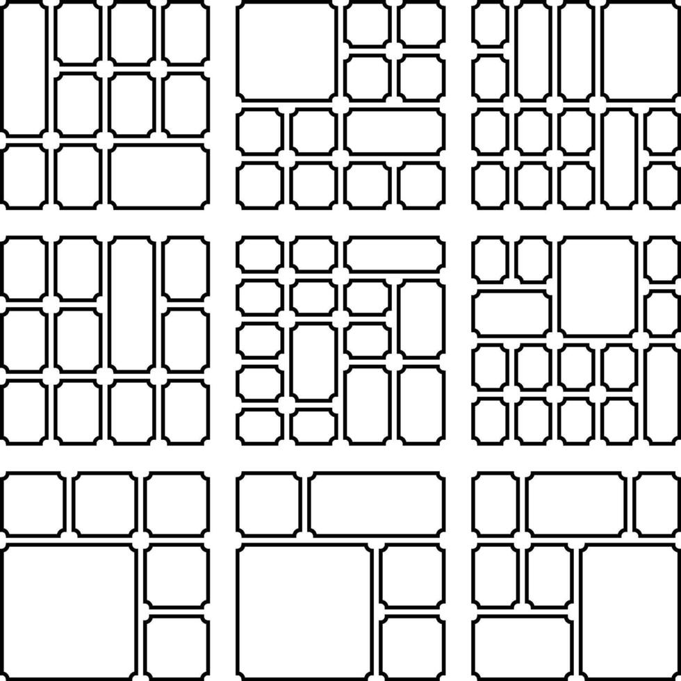 Refined ticket design crafted with smooth inverted alignment and bento grid features vector