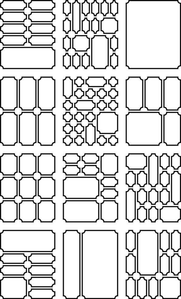 Sleek creative ticket showcasing inverted design paired with modular bento grid system vector