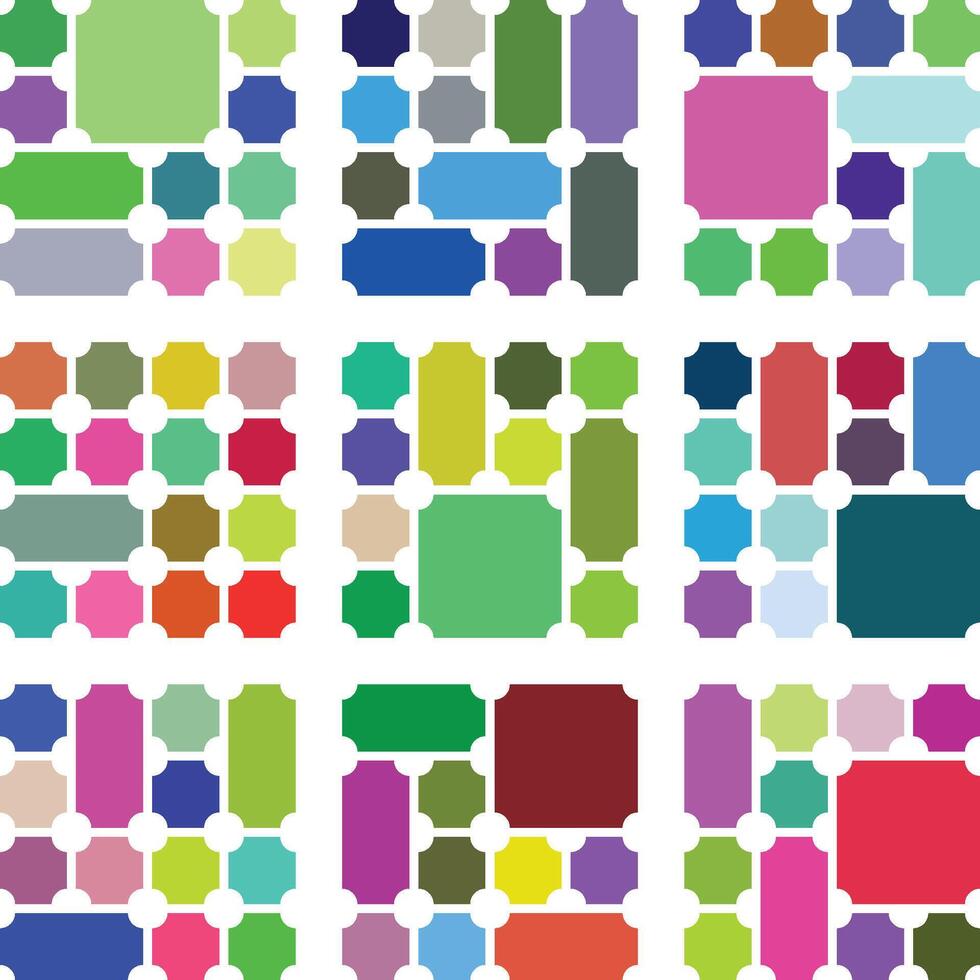 Stylish folded ticket idea enhanced by elegant inverted format and structured grid units vector