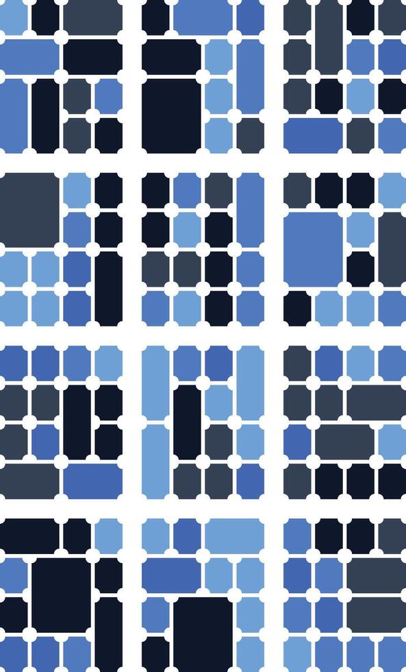 Art forward inverted ticket design bundle created for unique creative bento grids vector