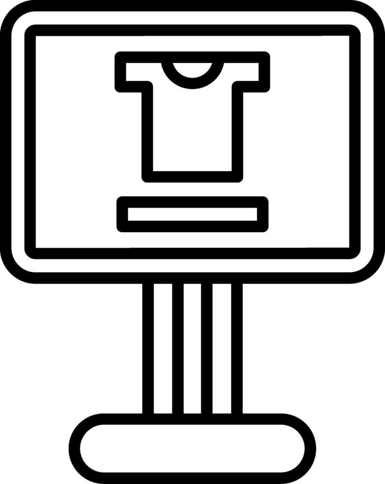 Illuminated Lightbox Display vector