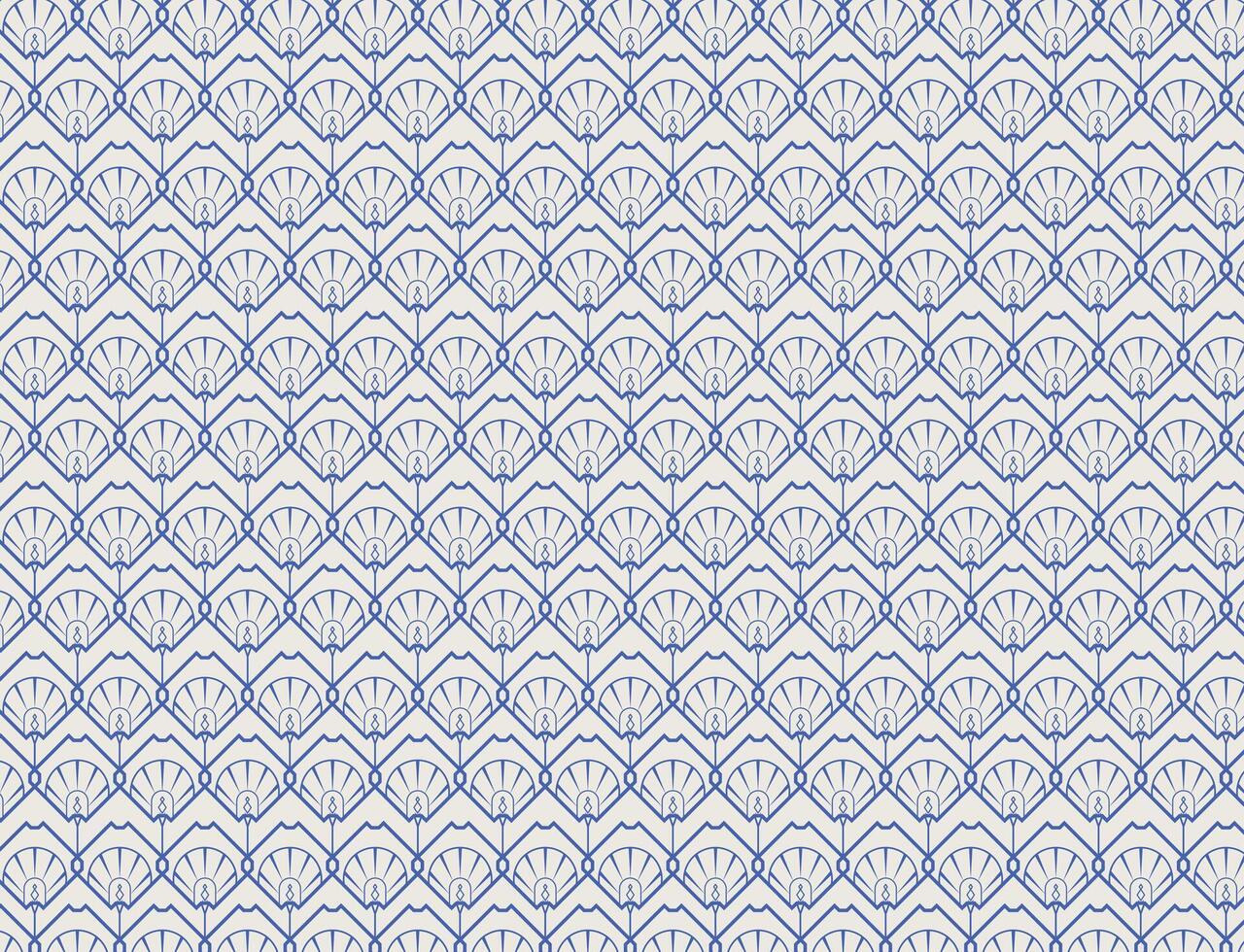 Art Deco Luxury Pattern Repeating Geometric Motif vector