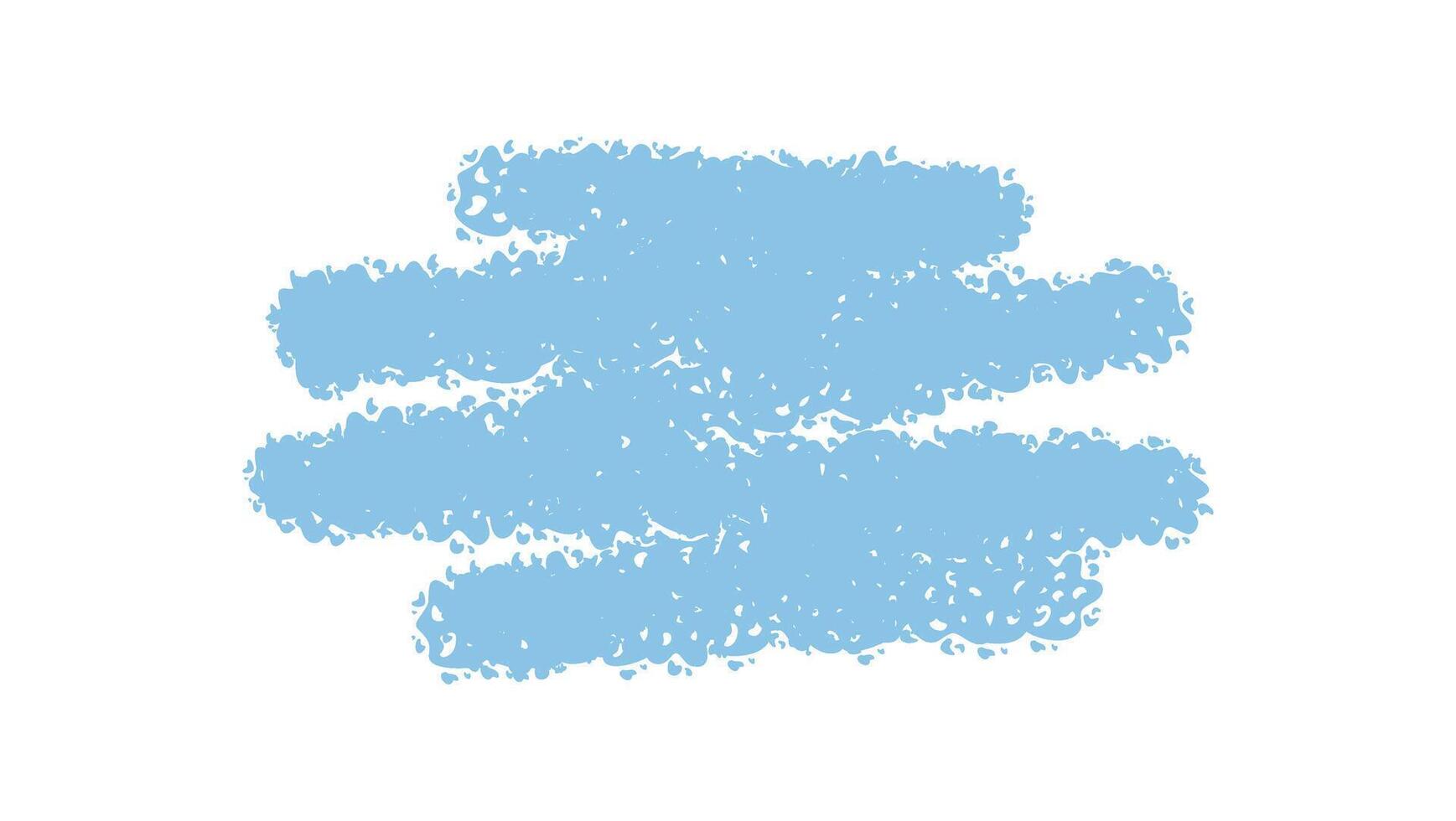 Blue chalk scribble textbox with box shape label and frame. Banner style background with circle highlight creates a hand drawn element. Simple and modern format for creative text or message vector