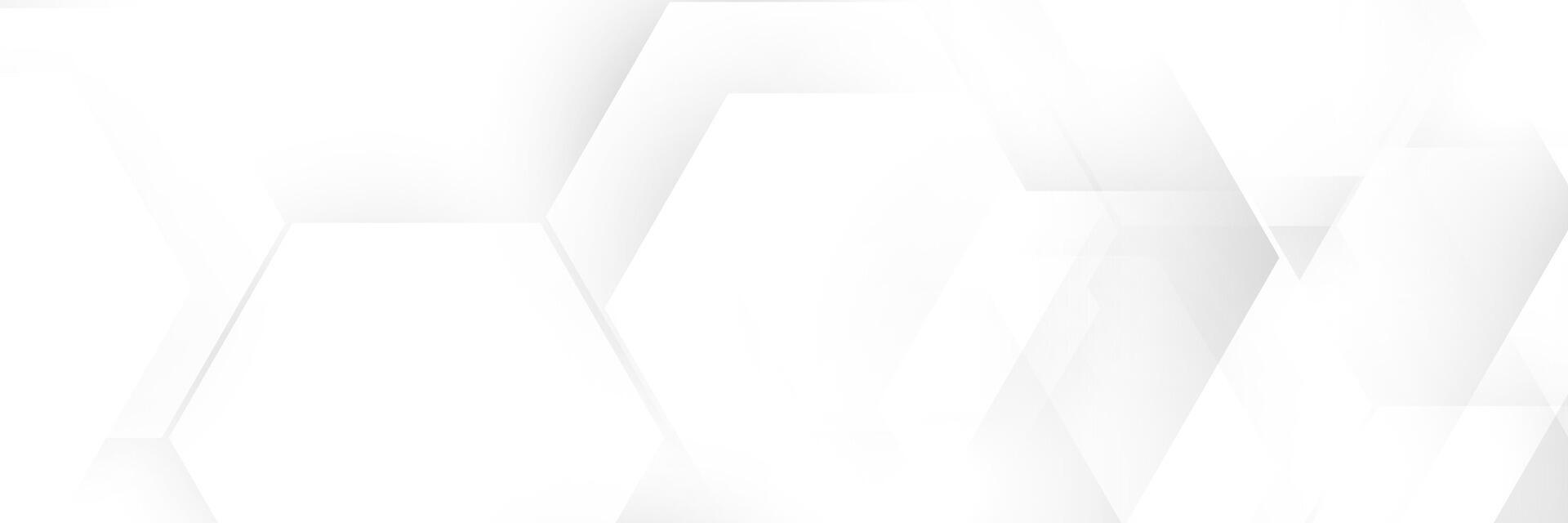 Abstract white geometric shape technology digital hi tech concept background with science concept. Space for your text vector