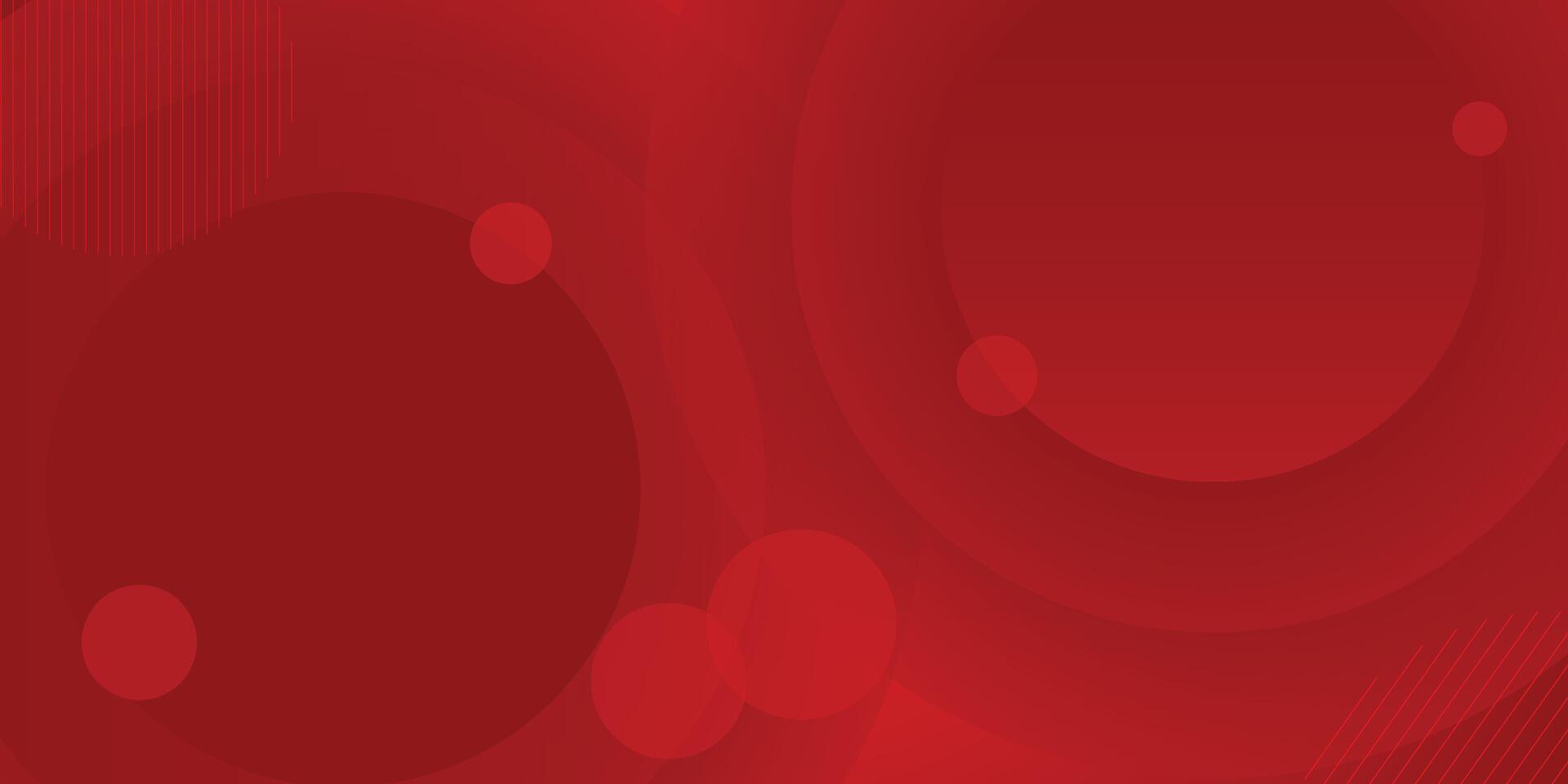 Abstract red minimal background with space. Dynamic shape composition. illustration vector