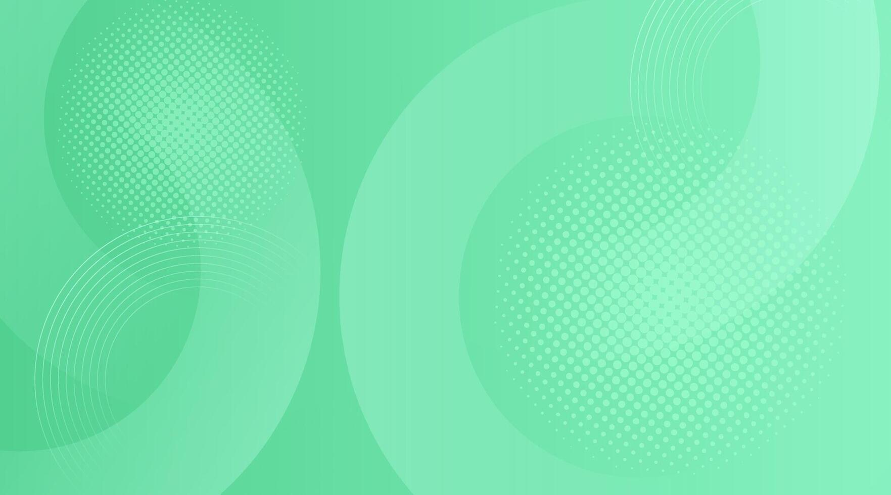 Light green abstract background with soft curved waves. vector