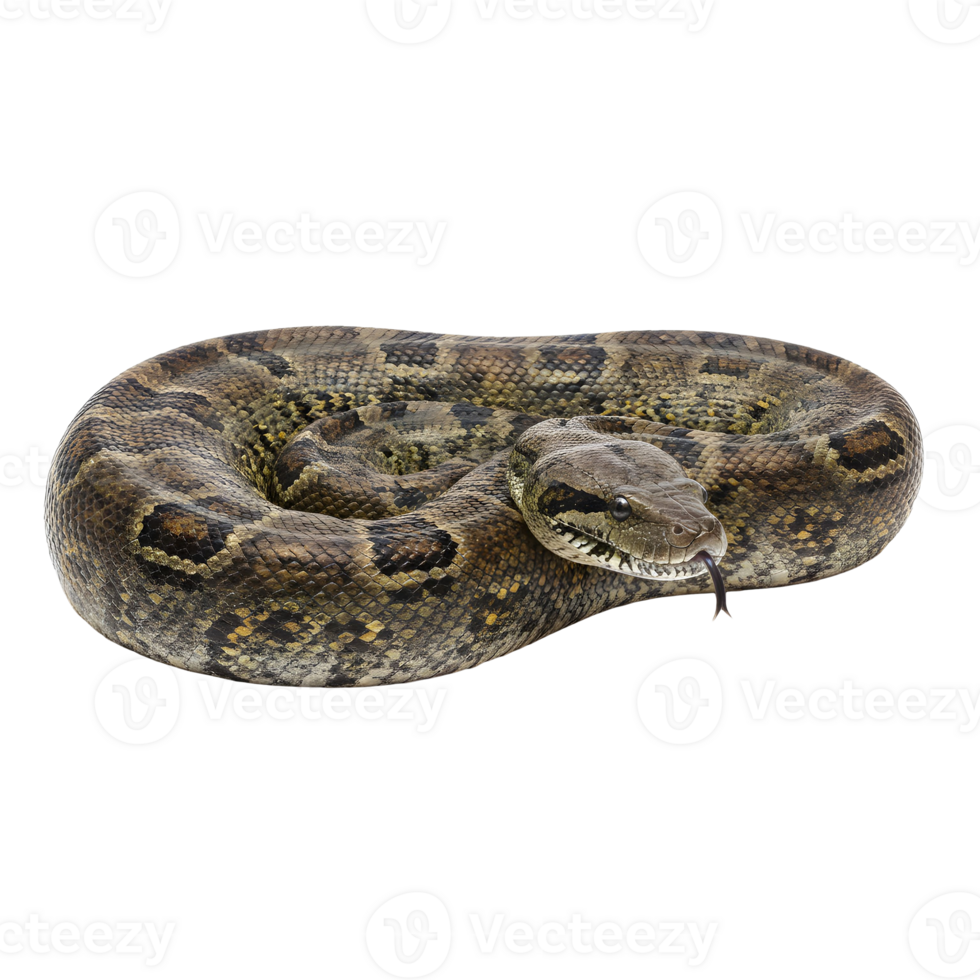 enrolado Castanho Pitão com distinto padronizar relaxante png