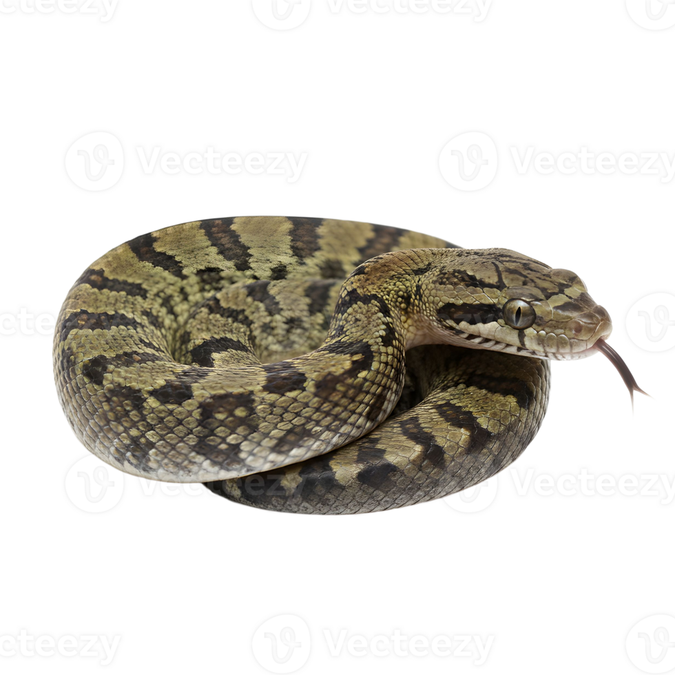 enrolado colorida areia Pitão com intrincado padrões png