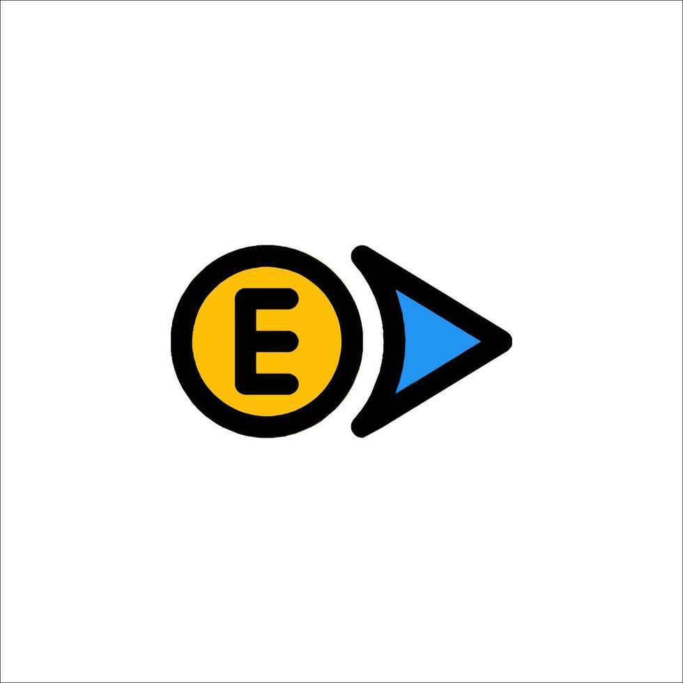 Eject Button Icon Media Player Removing Device Symbol vector
