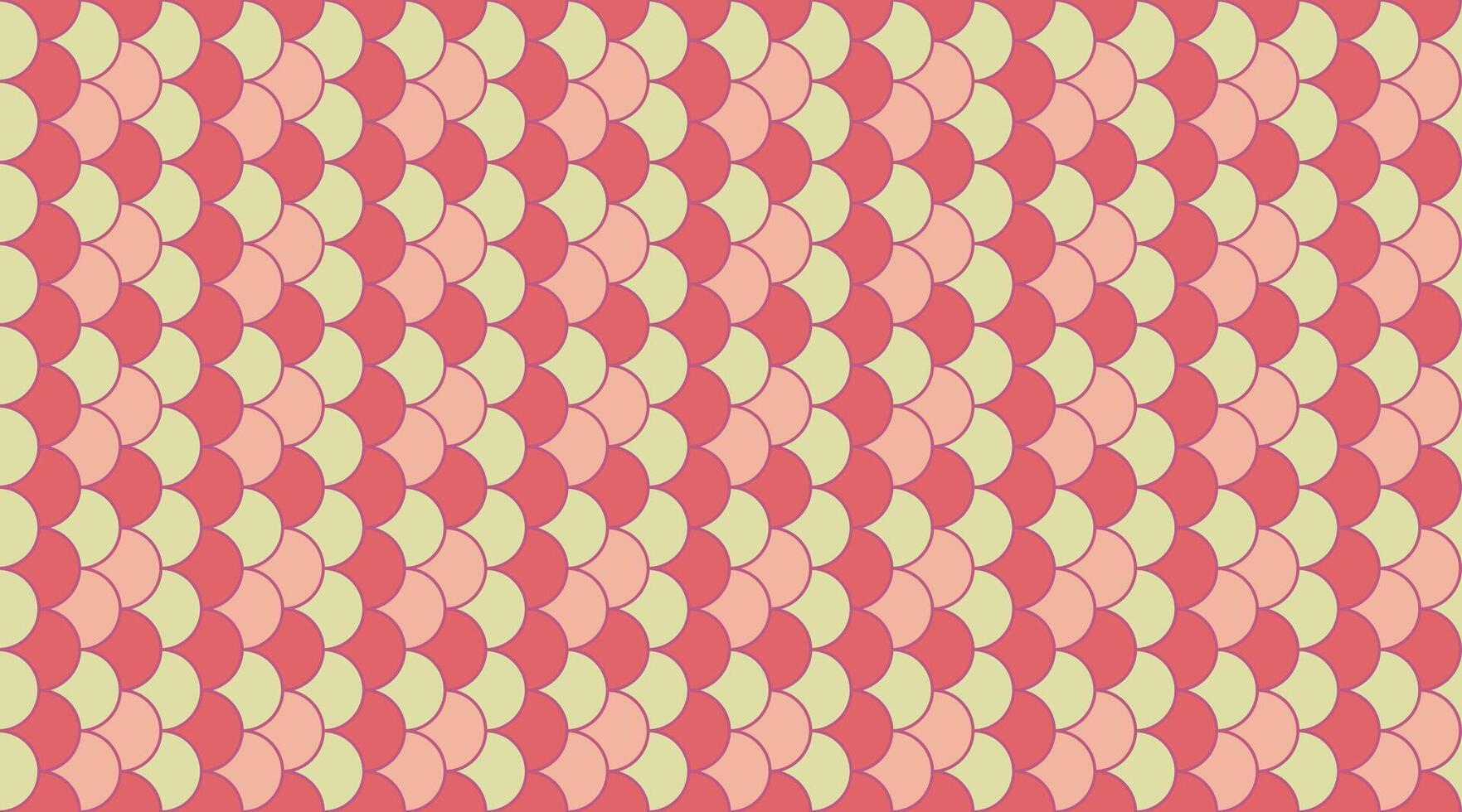 Elegant geometric pattern featuring overlapping scales in soft pink and beige. Perfect for backgrounds, textiles, website design, or any project needing a touch of subtle texture and visual interest. vector