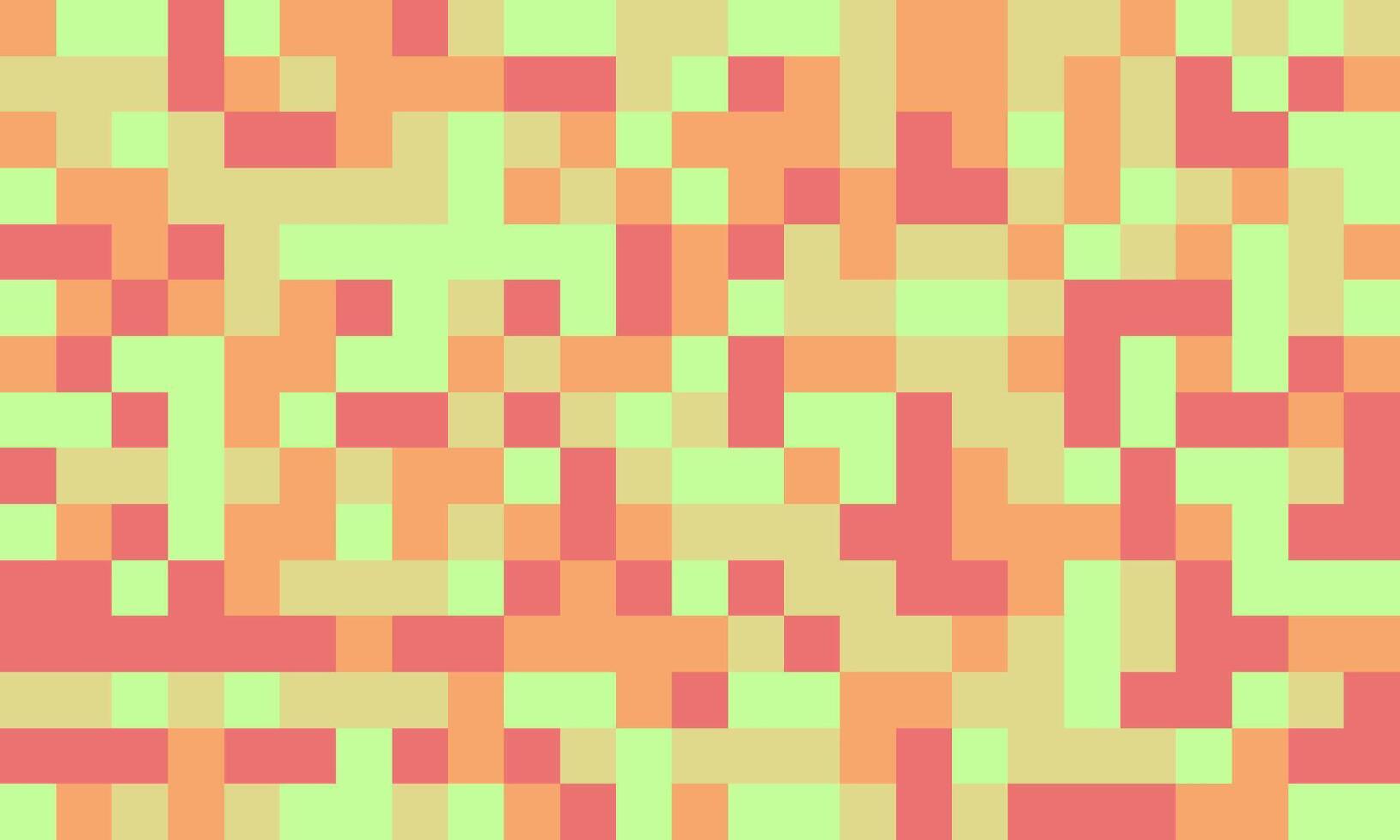 Abstract pixel art background. Warm pastel colors create a vibrant, energetic mood, perfect for website design, social media, or print projects. vector