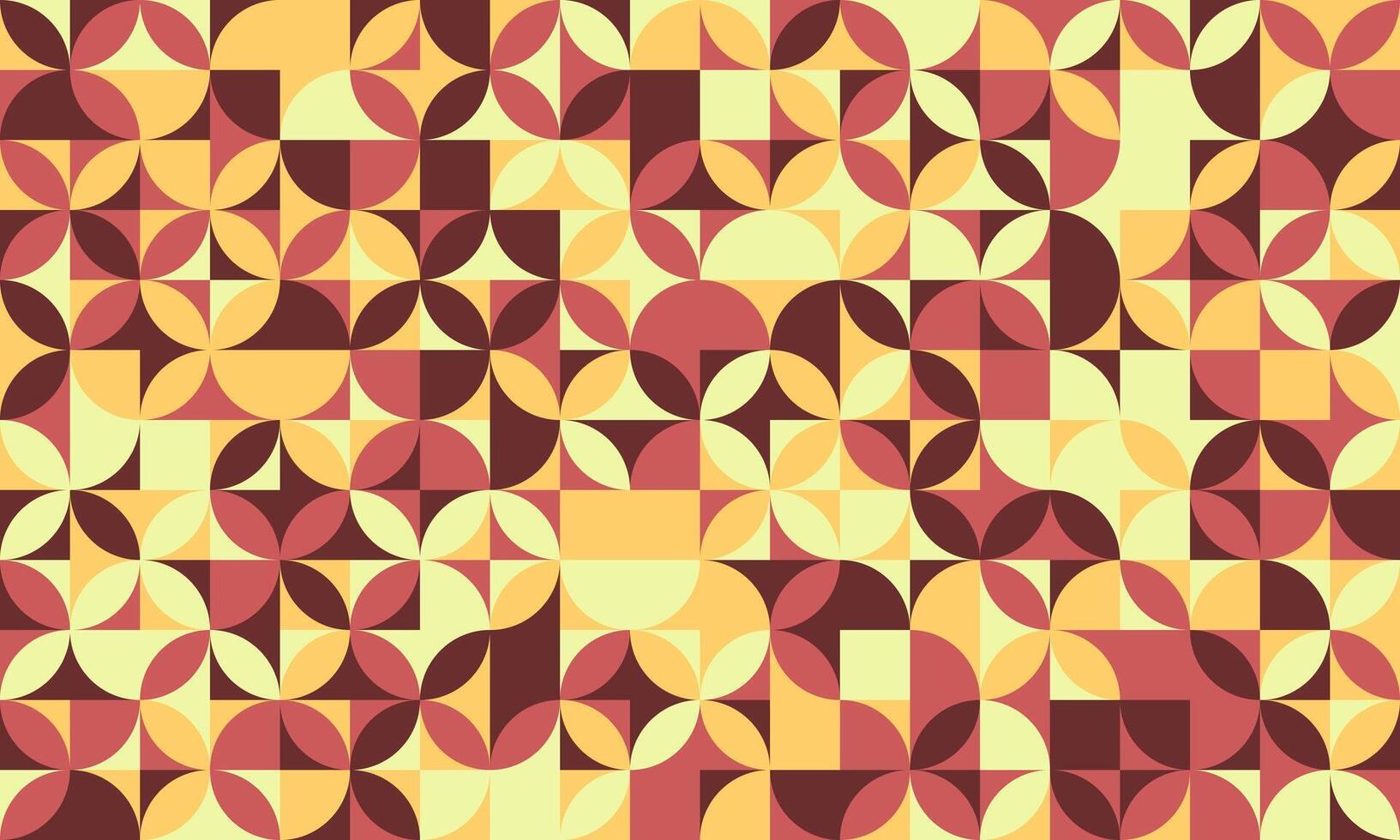 Abstract geometric pattern with warmtoned, retroinspired design. Ideal for backgrounds, textiles, website designs, and branding projects. vector
