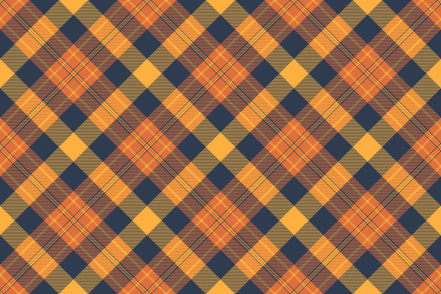Seamless plaid pattern in warm autumnal hues. Ideal for backgrounds, textile designs, or adding a touch of rustic charm to your project. Versatile stylish. vector