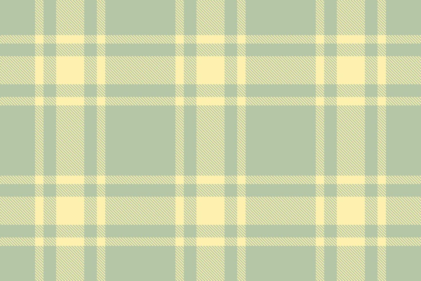 Classic plaid pattern in pastel hues. Serene green and yellow create a calming, timeless aesthetic. Ideal for backgrounds, textiles, and design projects. vector