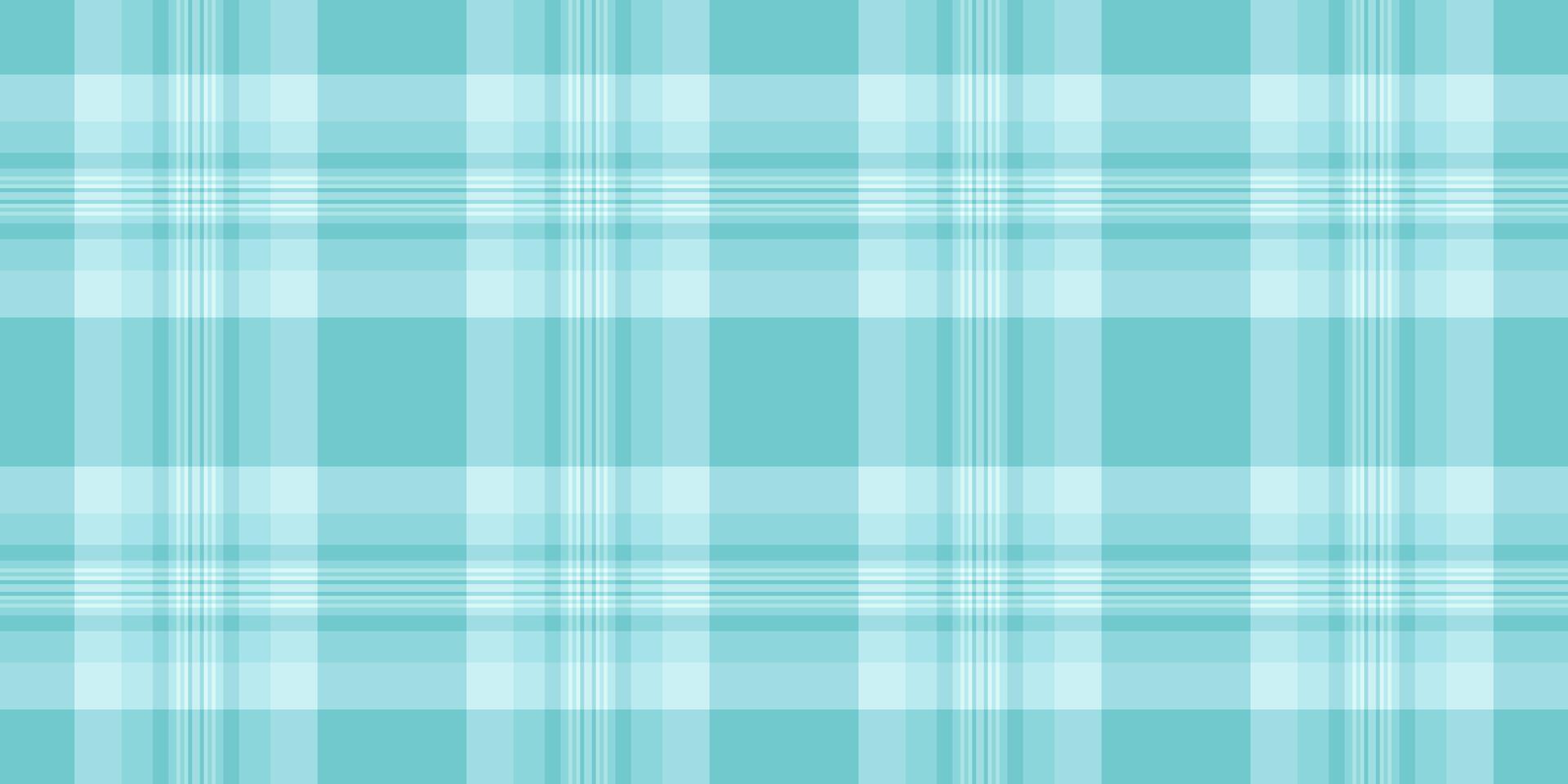 A stylish, light teal plaid pattern. Great for backgrounds, fabrics, or adding a calming touch to your design project. Seamless versatile vector