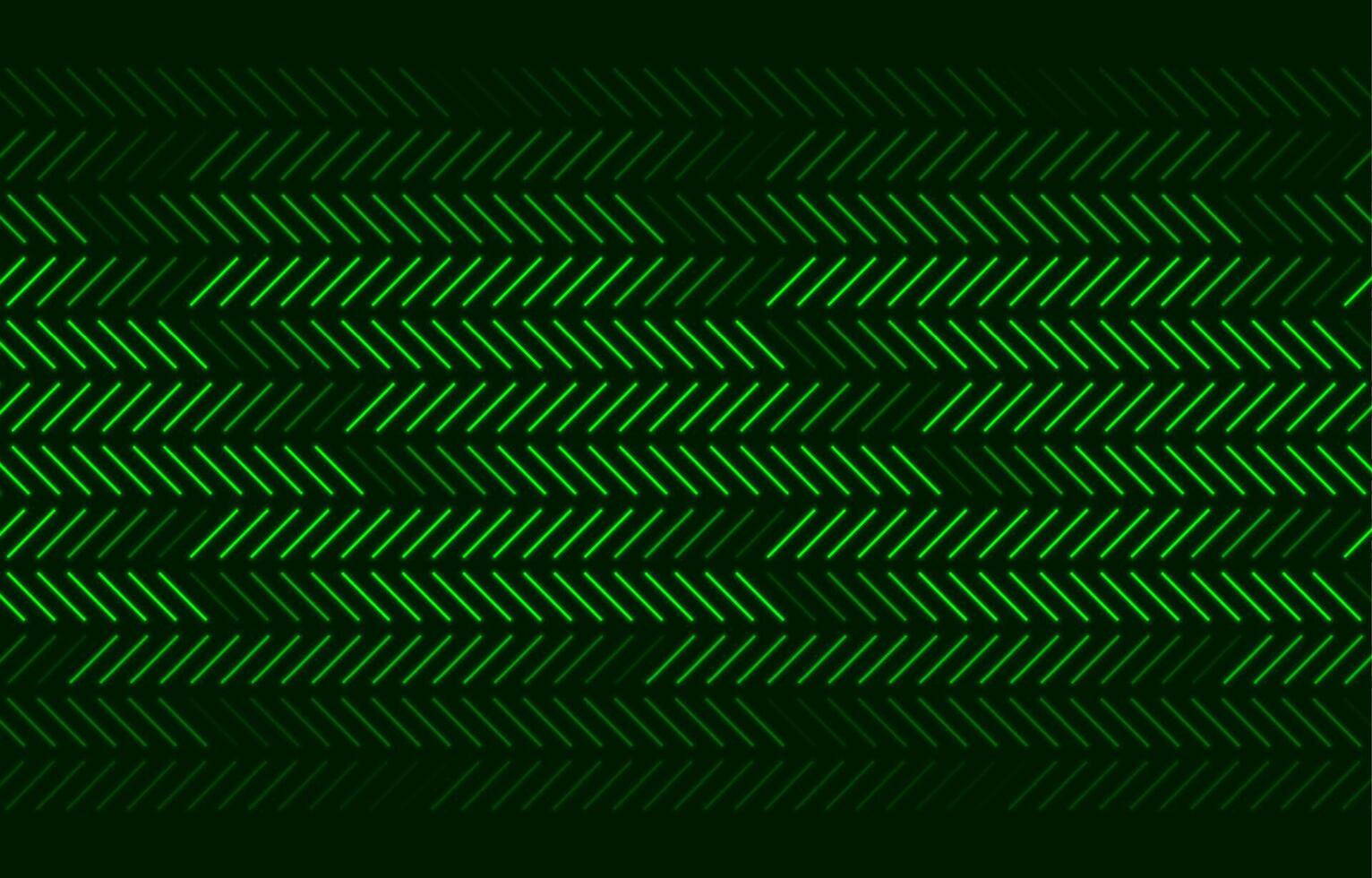 Green geometric lines abstract futuristic tech background vector