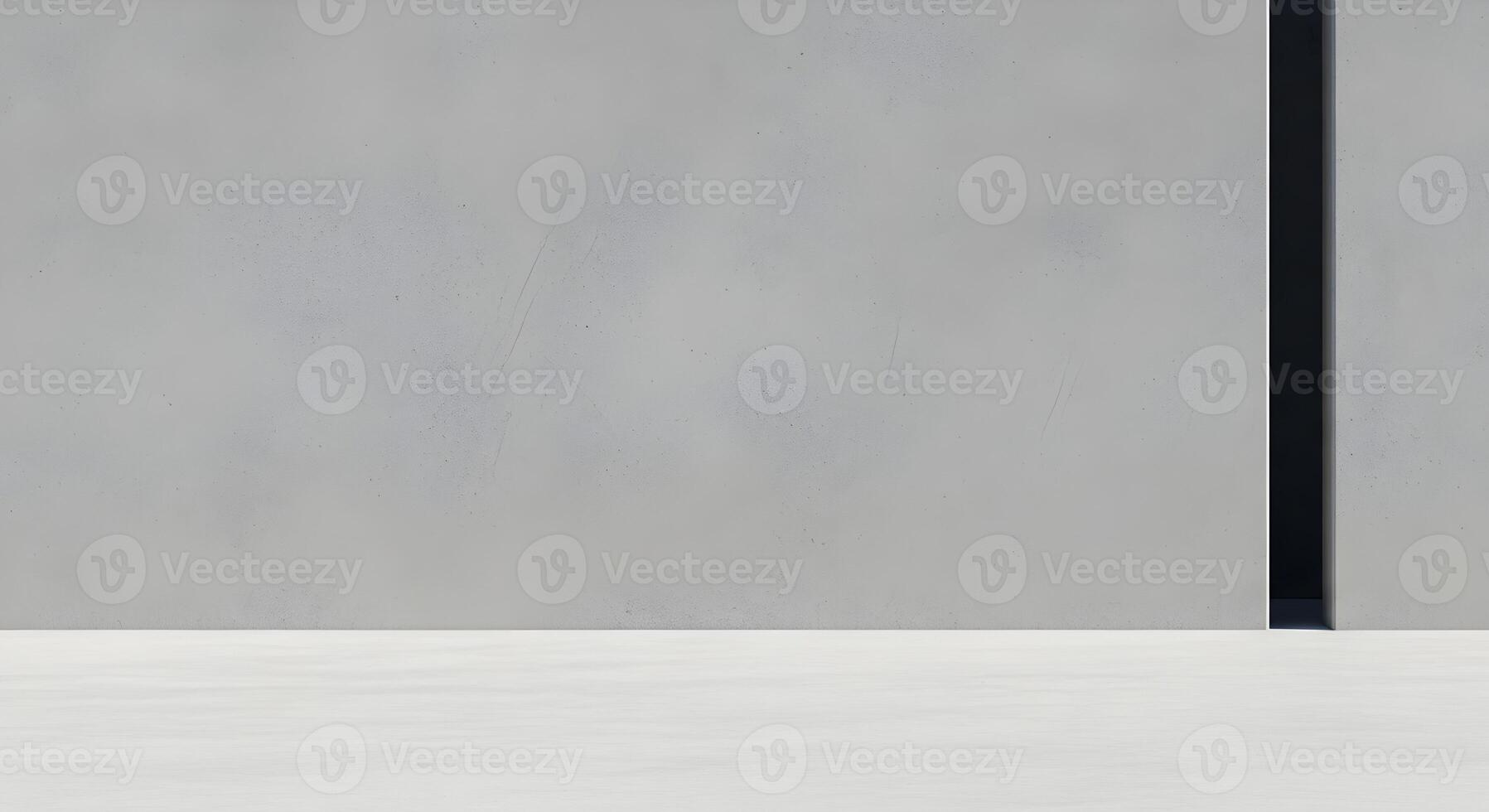 Minimalist Concrete Wall with Vertical Shadow for Abstract Design and Modern Architecture Backgrounds photo