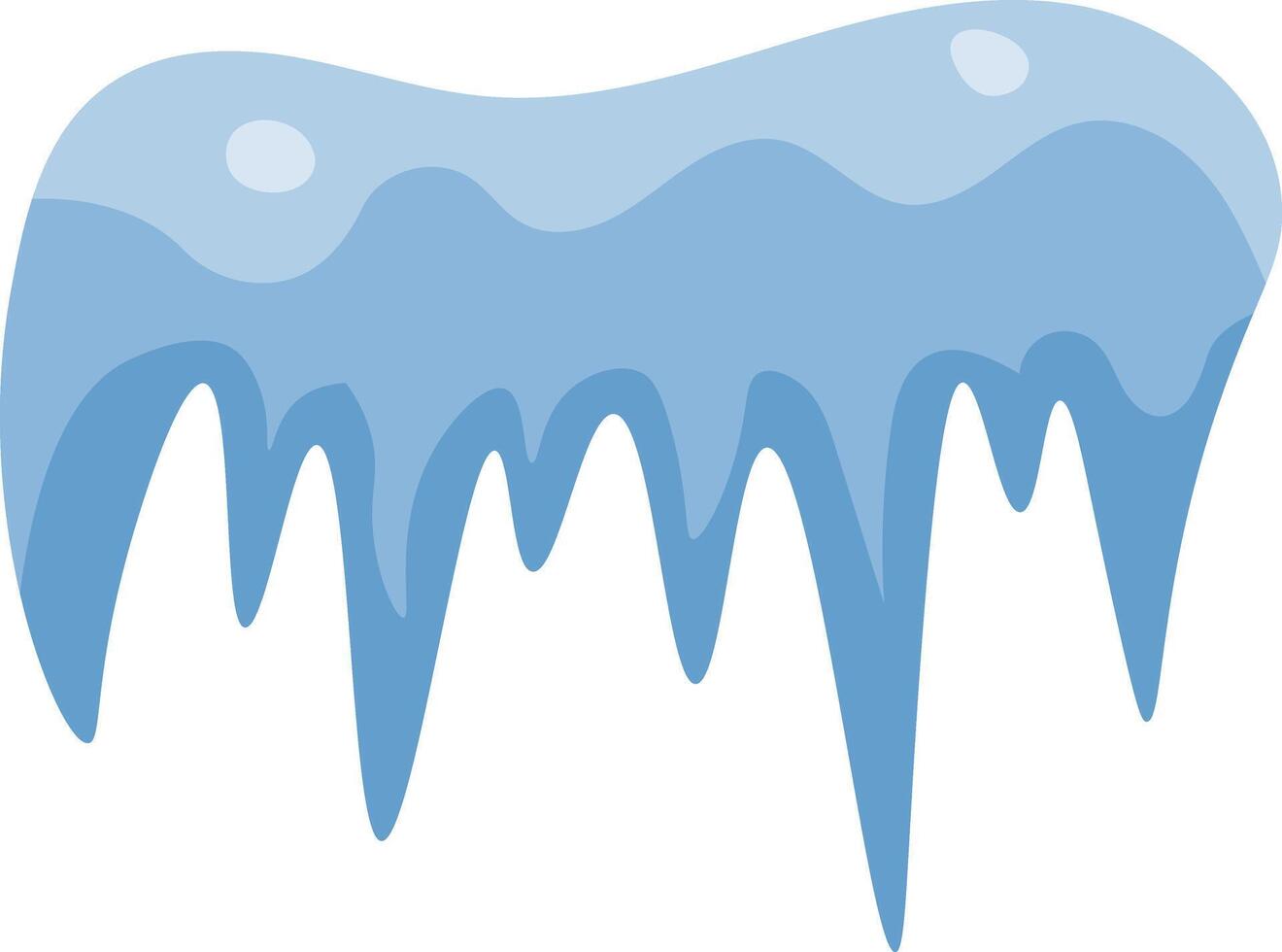 Snow Cap in Abstract Shape vector