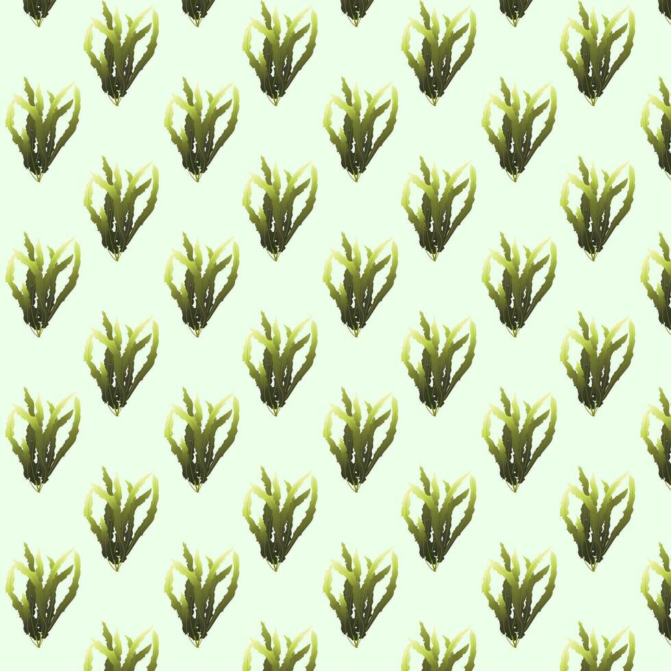 Seamless pattern. Algae. Underwater flora in the gradient. Can be used environmental projects, promotional materials, textbooks vector