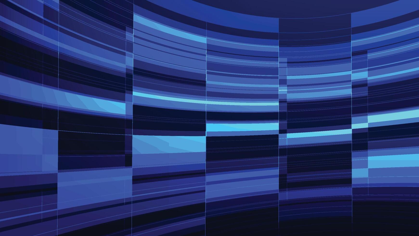 blue abstract background with curve geometric pattern vector