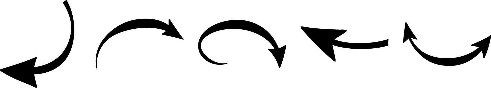 Dynamic arrow graphics collection for design projects vector