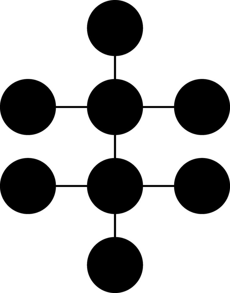 Circular dots arranged in a honeycomb-like geometric pattern. vector