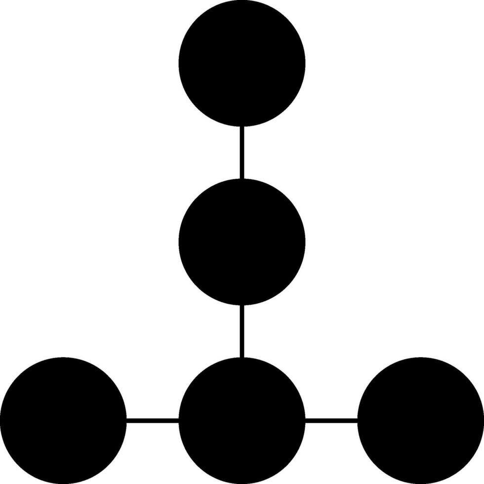 Circular dots forming a thin-line frame structure. vector