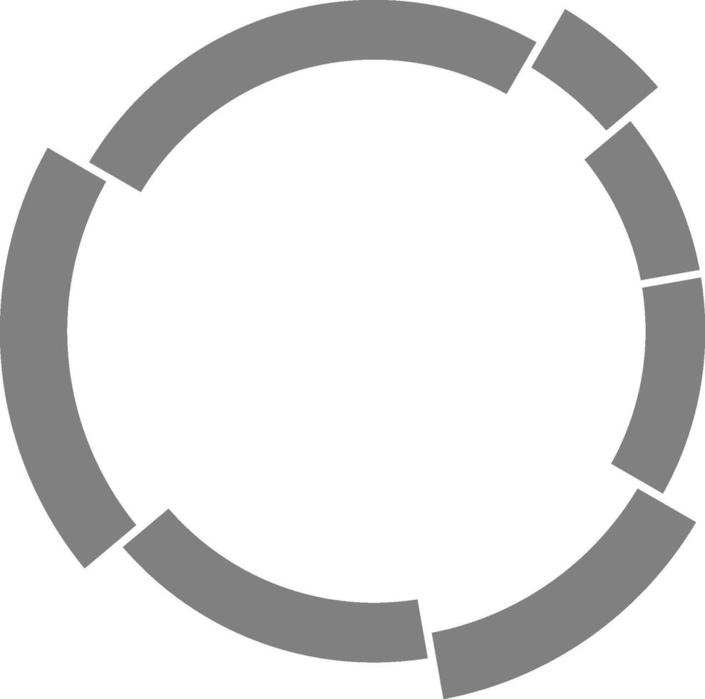 múltiple interconectado circular niveles crear un estructurado infografía mostrando en capas radial información. vector