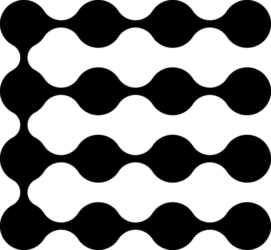 geométrico modelo de circular nodos formando un estructurado lineal camino. vector