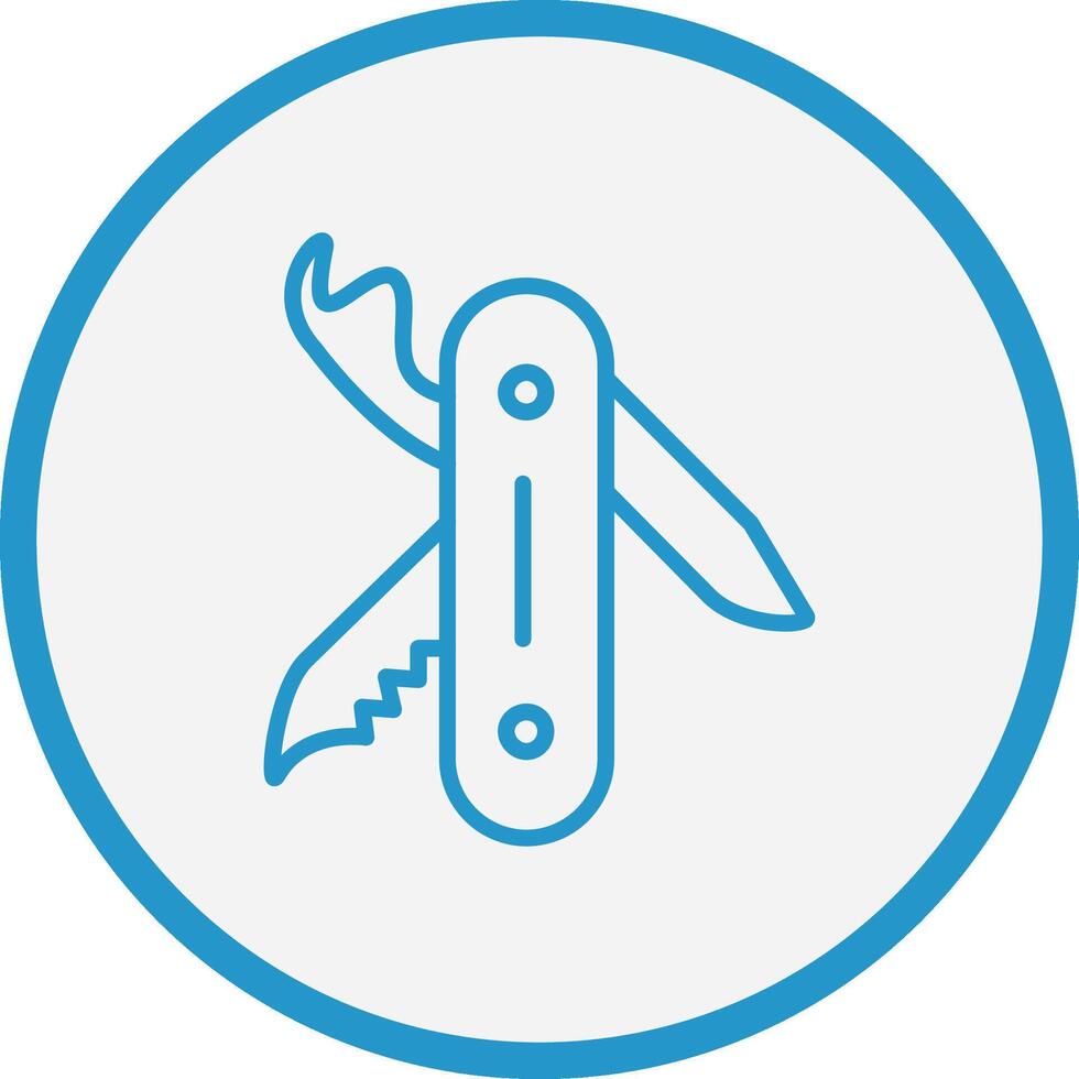 Swiss Army Knife App-Based UI Graphic vector