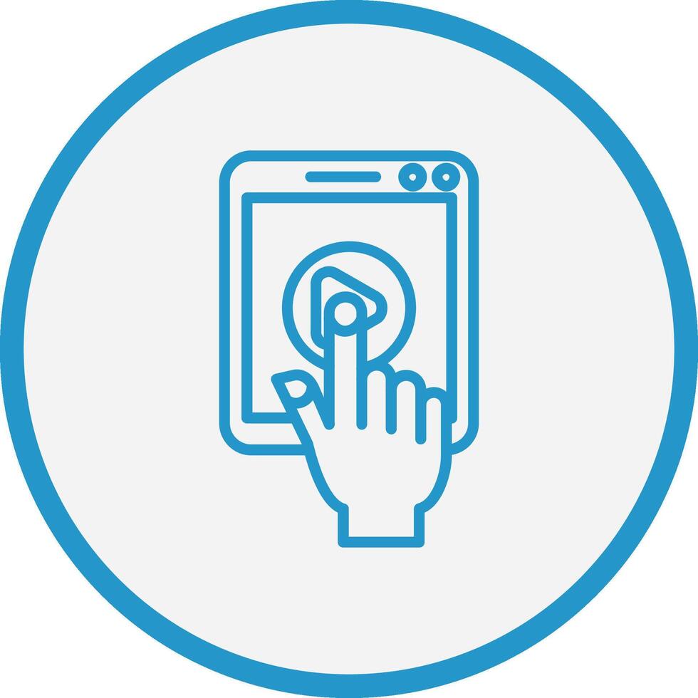 Tablet Clean Frame Object vector