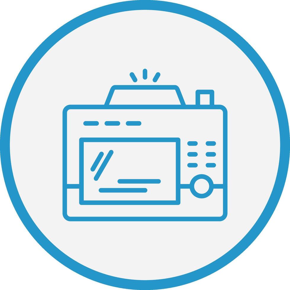 Back Camera Interactive UI Design vector