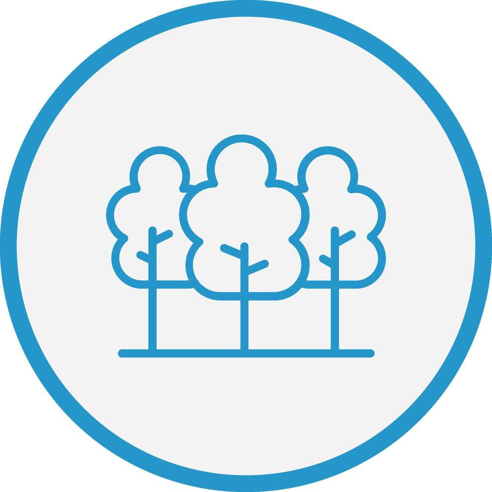 Forest Gradient Style Element vector