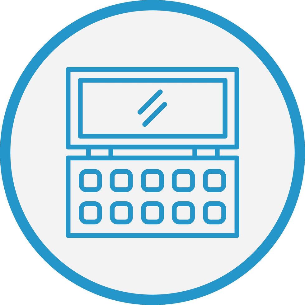 ojo sombra mínimo ui elemento vector