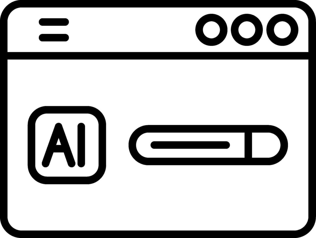 Ai Powered Solution vector