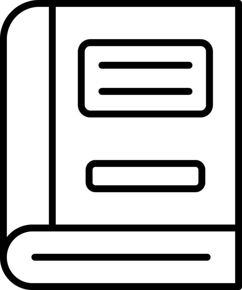 Lined Craft Notebook vector