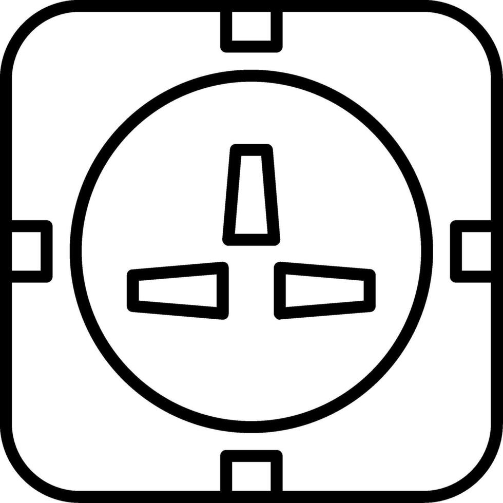 Electrical Power Socket vector
