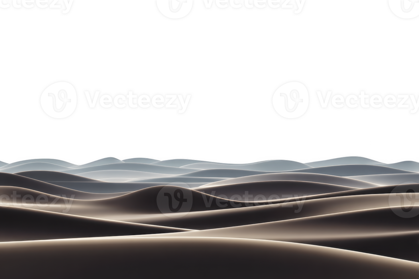 Abstract wave smooth curve gradient transparency background modern minimal digital art flowing elegant futuristic calm design with layered lines and soft light png