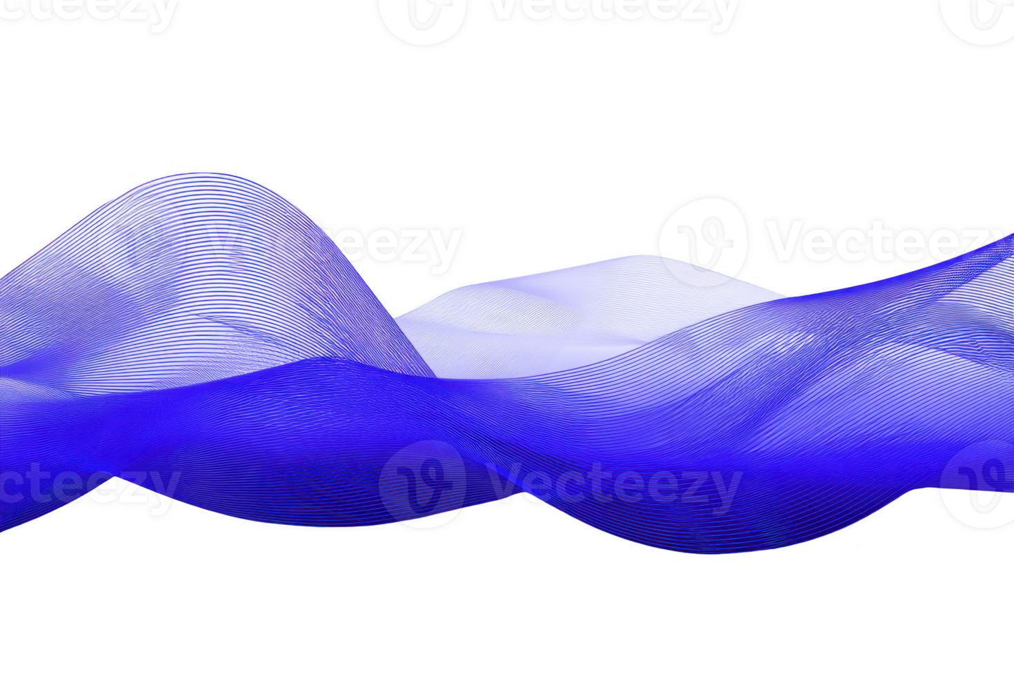 Abstract blue wave digital flowing lines modern background smooth gradient dynamic motion creative design futuristic technology inspired elegant and minimal style png