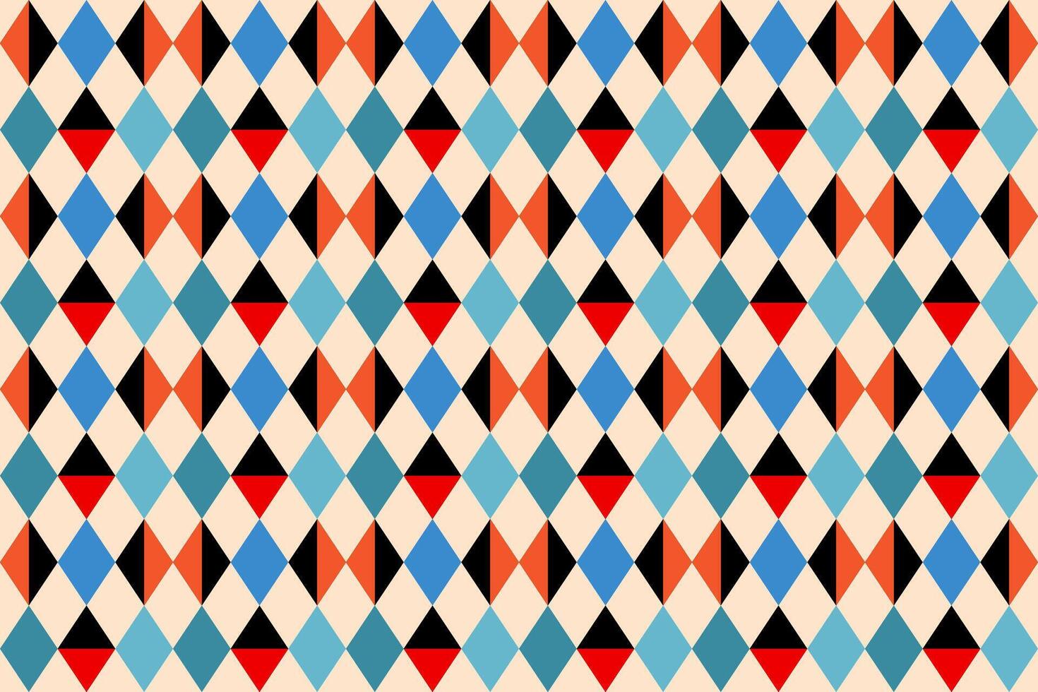 Abstract geometric colorful pattern background with rhombs vector