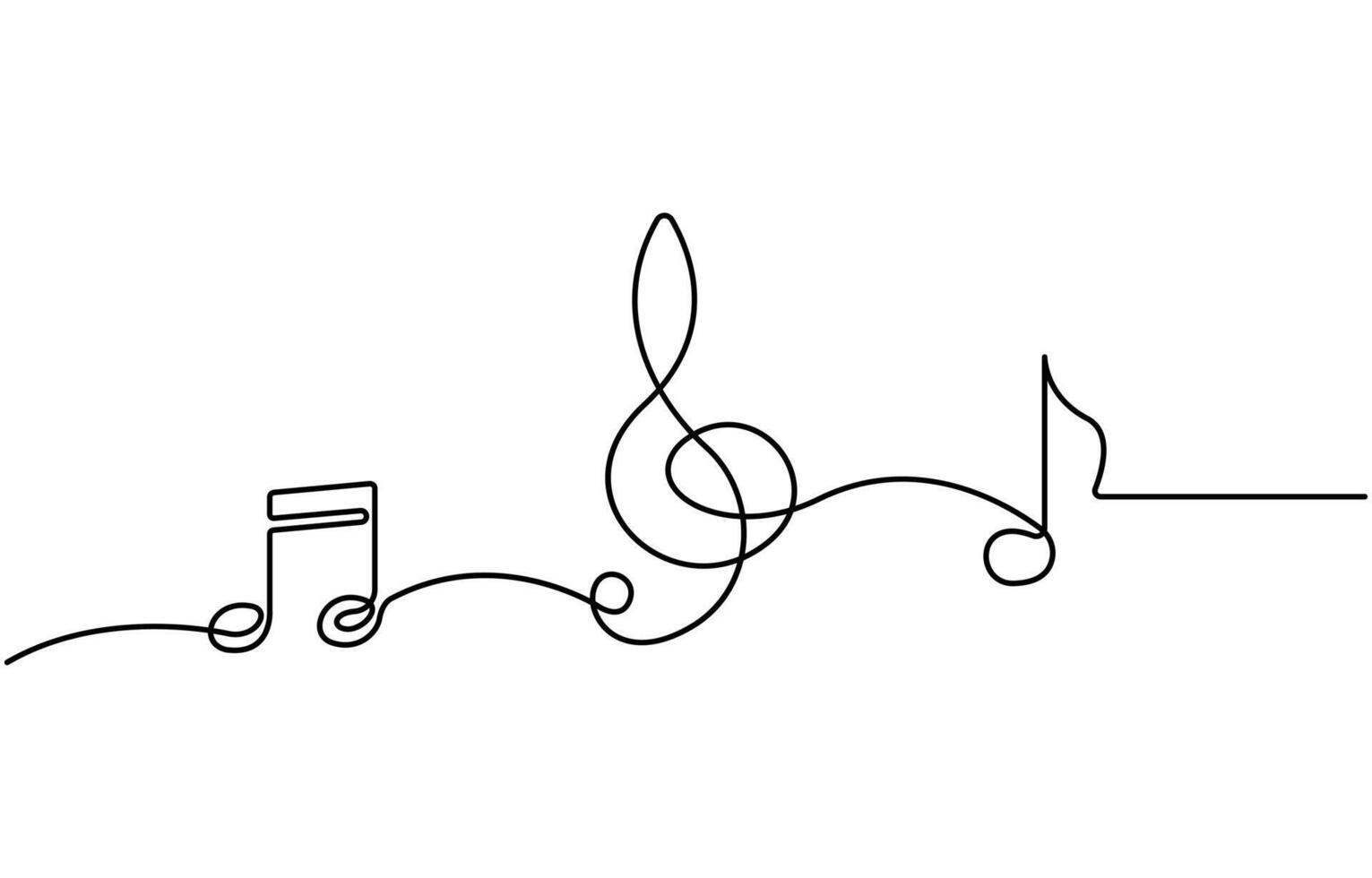 Musical notation sign and clefs isolated on white background vector