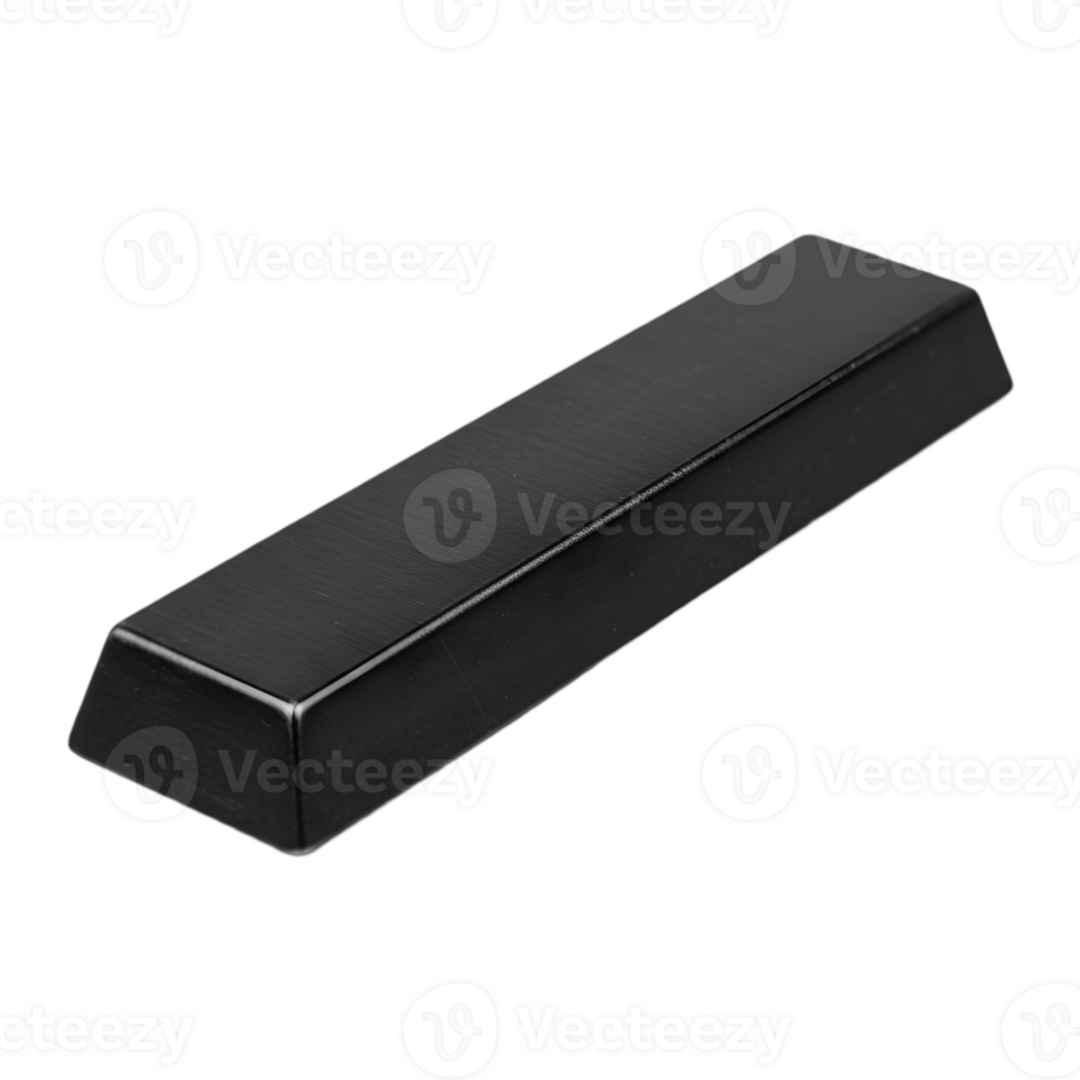 negro rectangular bloquear objeto aislado. png