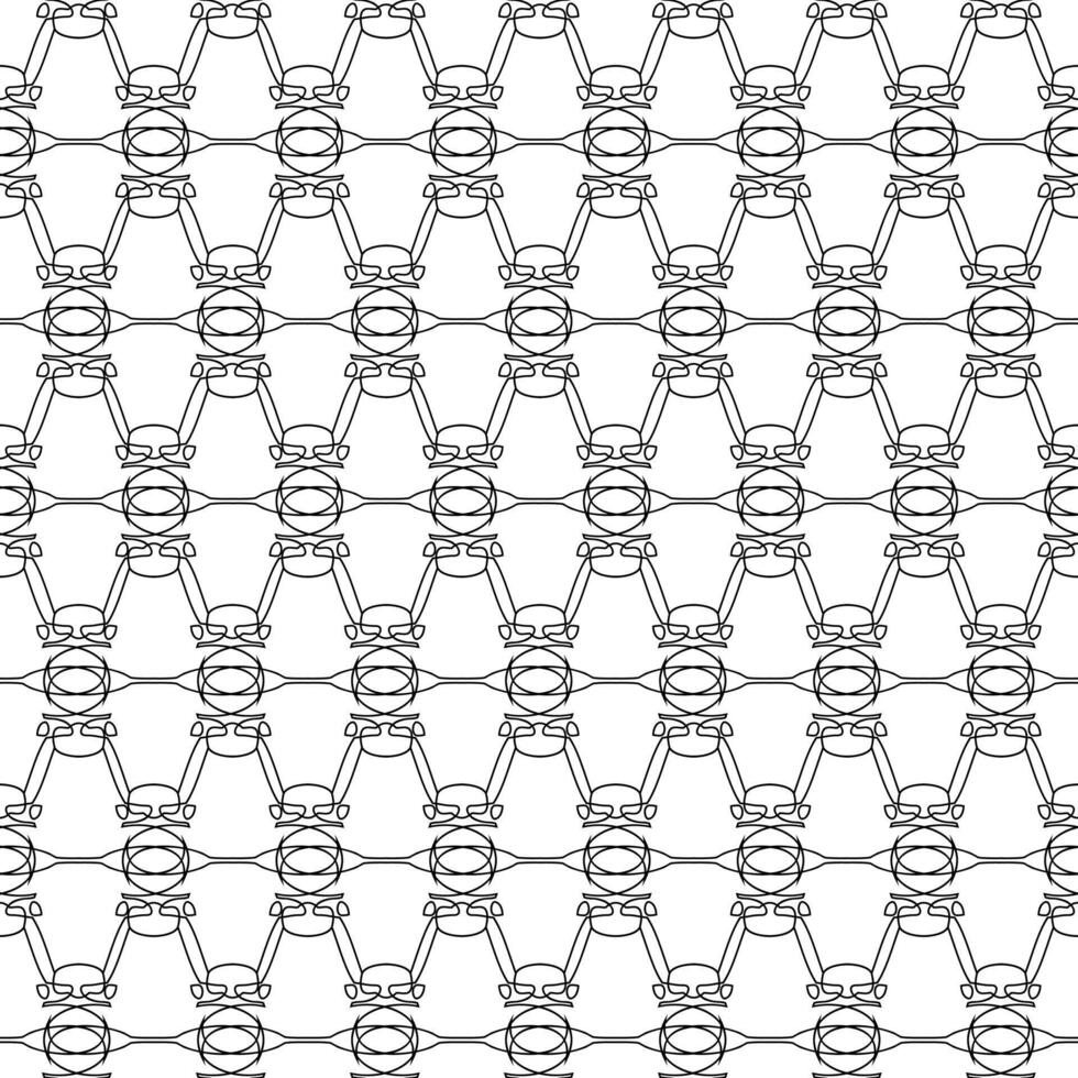 Seamless black and white pattern with outline bull faces on a white background vector