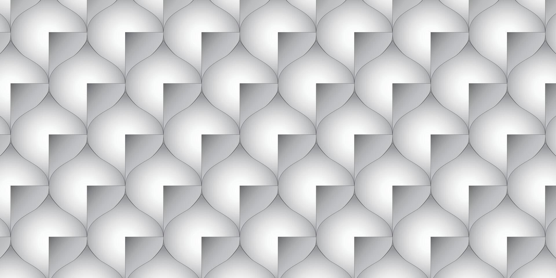Gray gradient pattern repetition shape illustration style for background design. vector