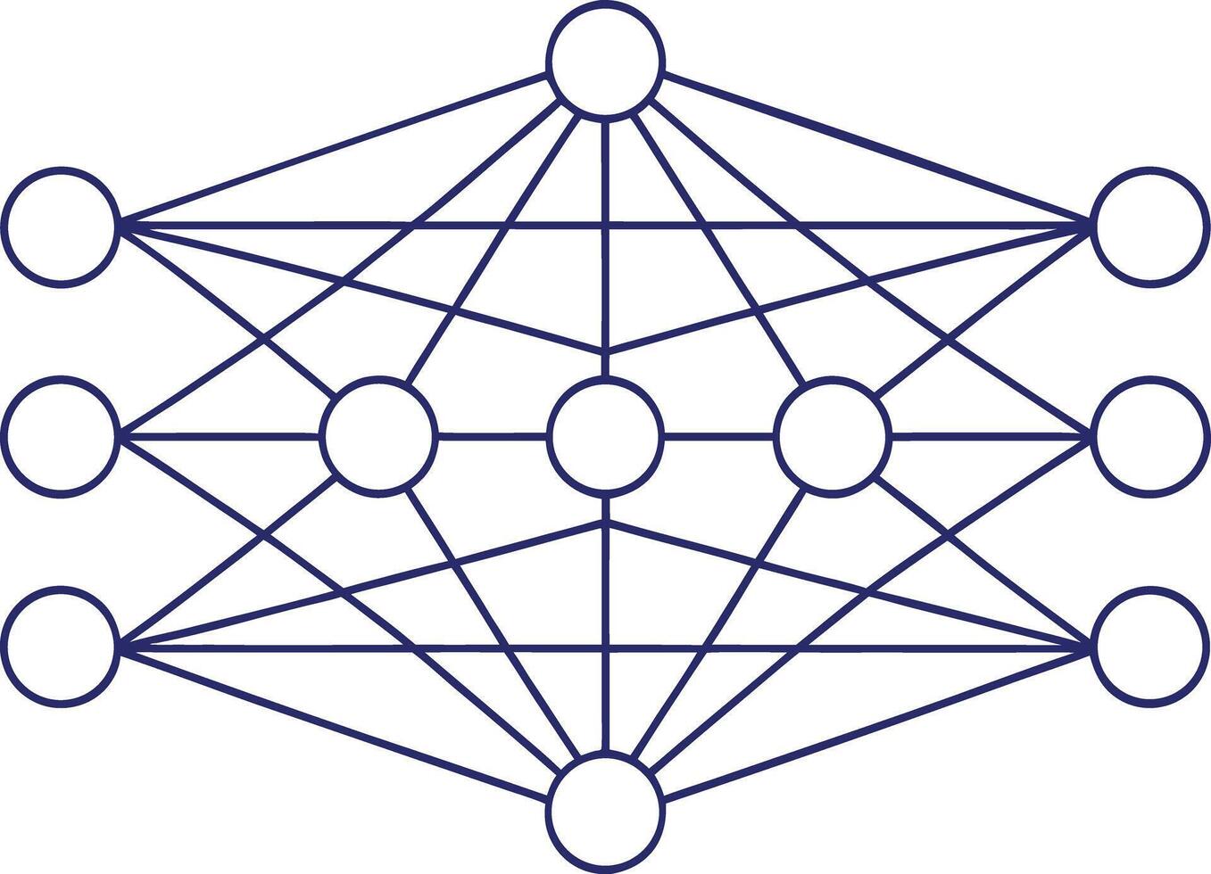 Abstract Neural Network Graphics vector