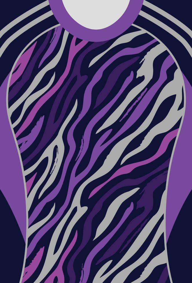 jersey design with purple abstract pattern sublimation design vector