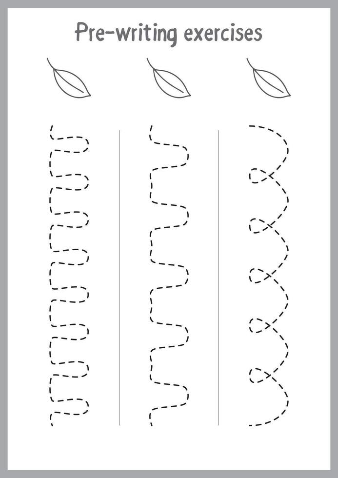 Garden path exercises for developing writing precision vector