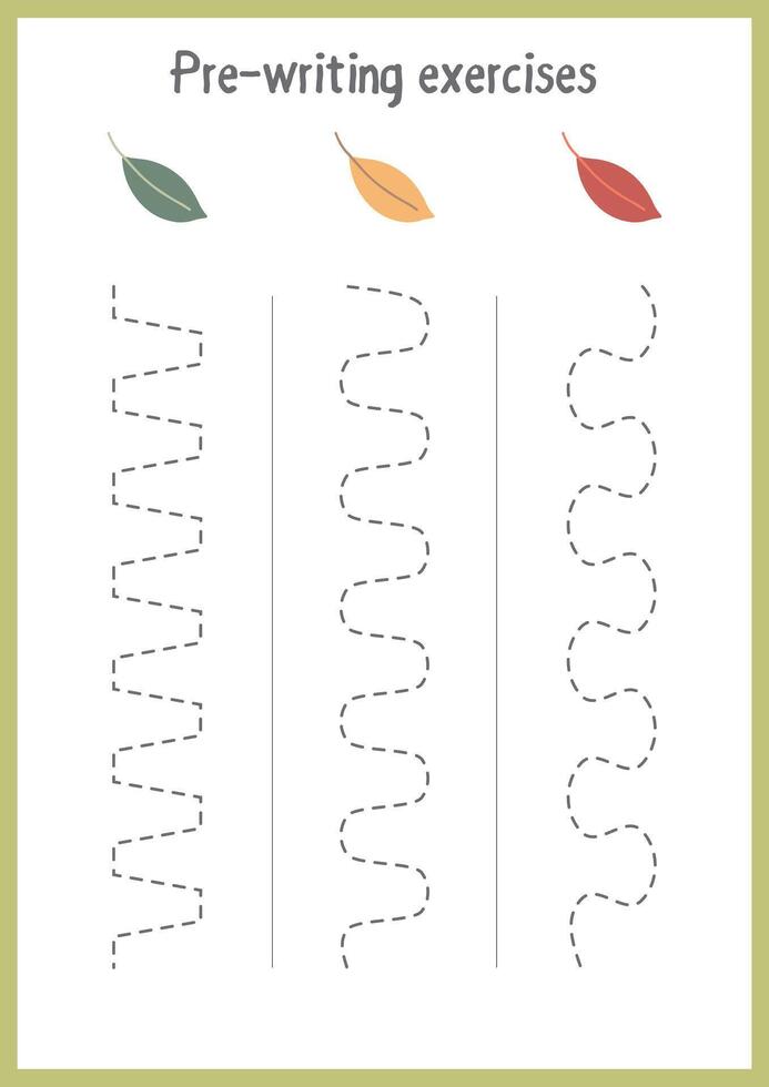 Branch pattern tracing for motor skill improvement vector